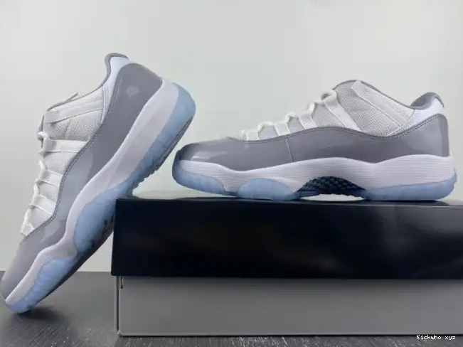 11 Jordan AV2187-140 Low Grey Cement Air 0514